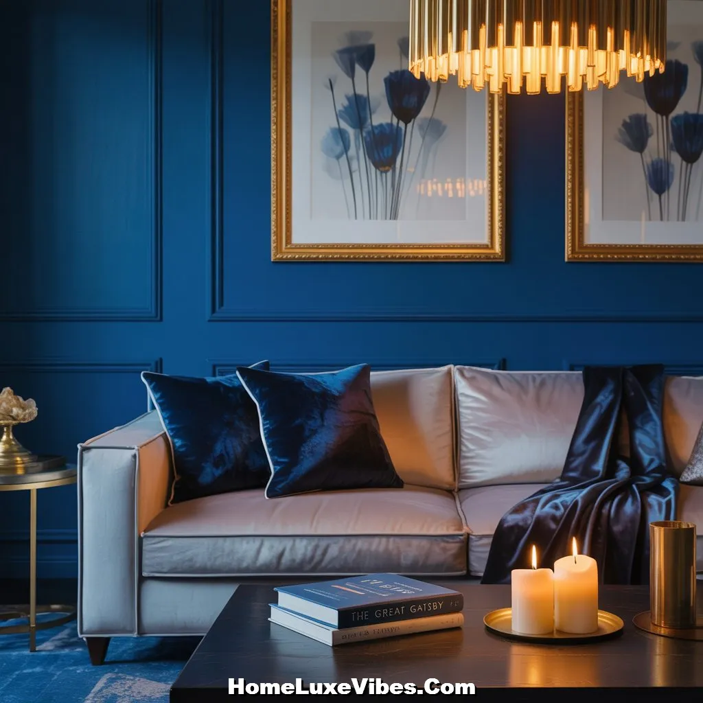 Bold Blues for a Sophisticated Feel result Bold Blues Living Room for a Sophisticated Feel