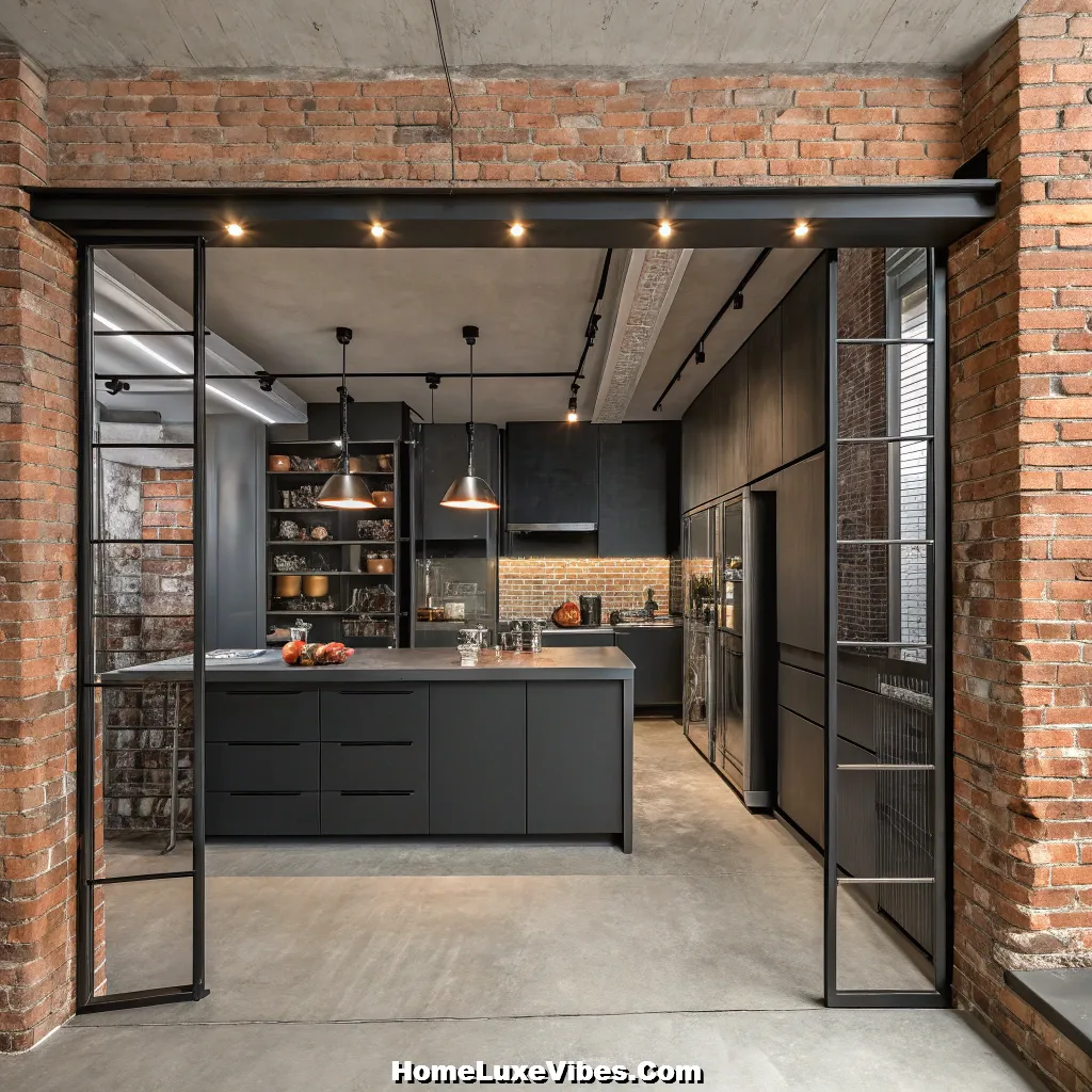 Industrial Style with Metal Accents result Industrial Style with Metal Accents