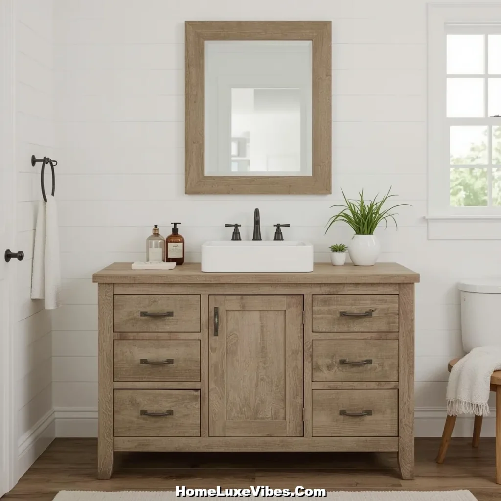 Rustic Wood Vanity result Rustic Bathroom Wood Vanity