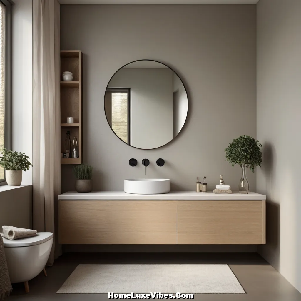 Adding a Floating Vanity for Space Efficiency result Adding a Floating Vanity for Space Efficiency
