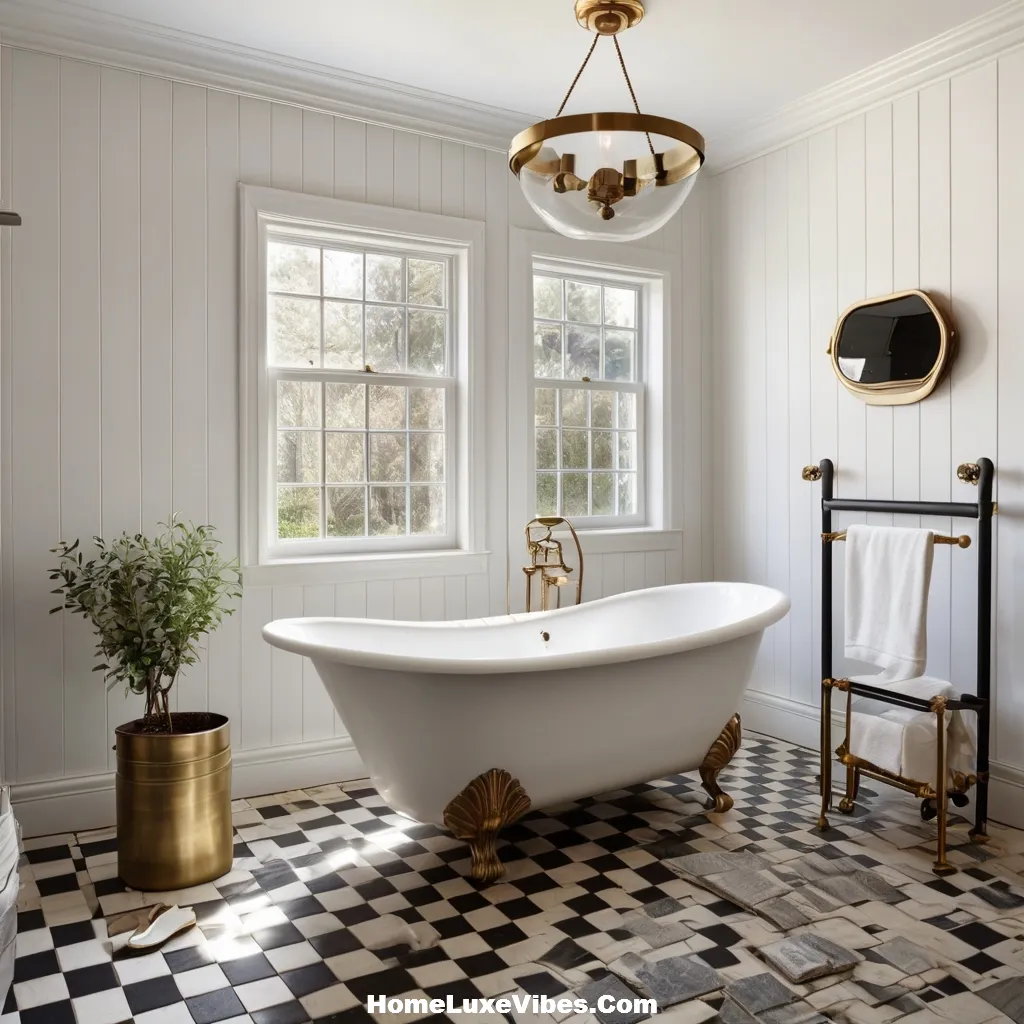 Black and White Checkerboard Bathroom Floor Tiles result Black and White Checkerboard Bathroom Floor Tiles