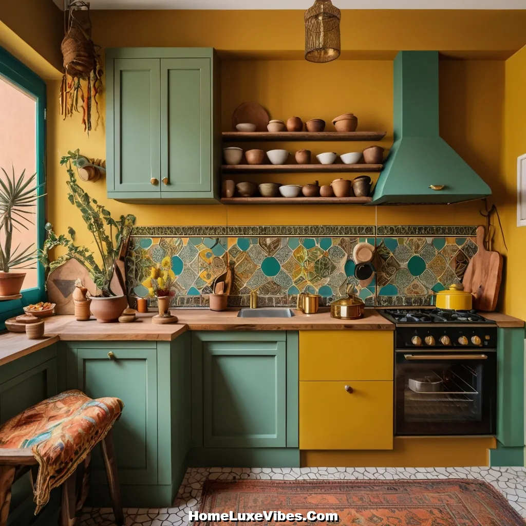 Boho Kitchen Colors – How to Use a Bold Eclectic Palette result Boho Kitchen Colors – How to Use a Bold & Eclectic Palette