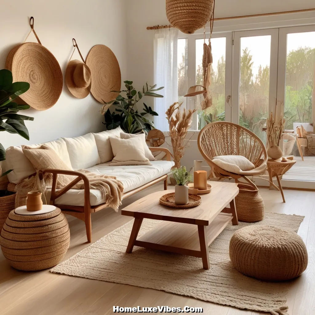 Boho Living Room With Warm White Walls result Boho Living Room With Warm White Walls