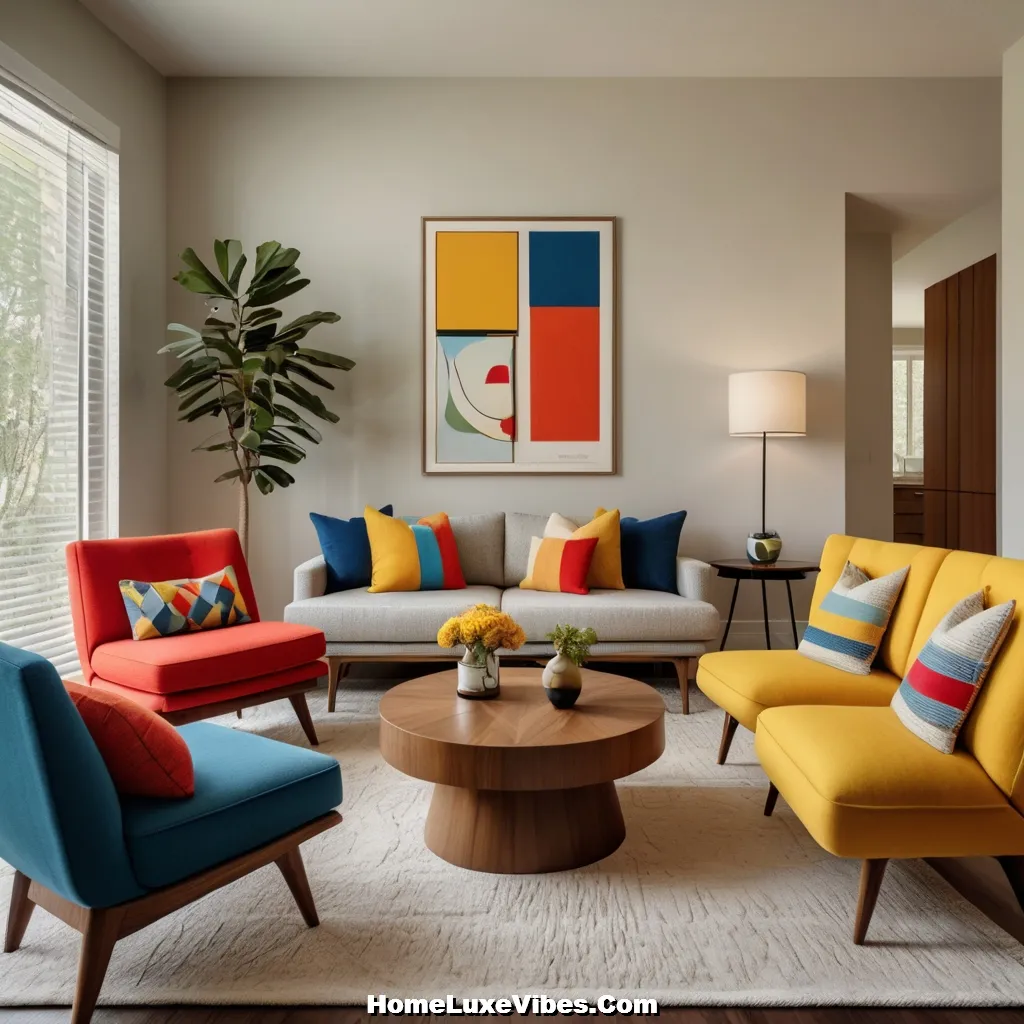 Bright Primary Color Midcentury Modern Living Room result Bright Primary Color Midcentury Modern Living Room