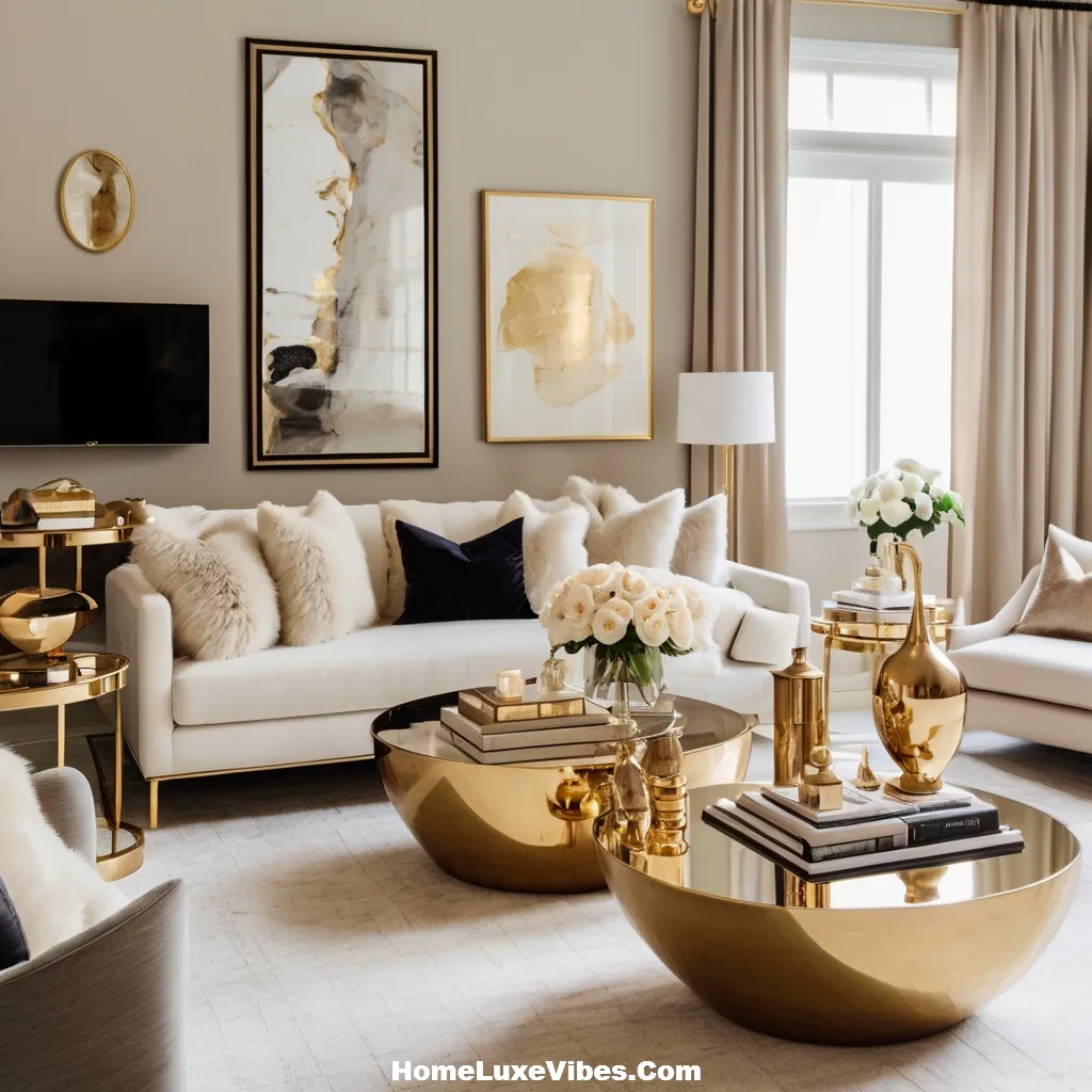 Chic Glam Living Room with Elegant Accessories result Chic Glam Living Room with Elegant Accessories