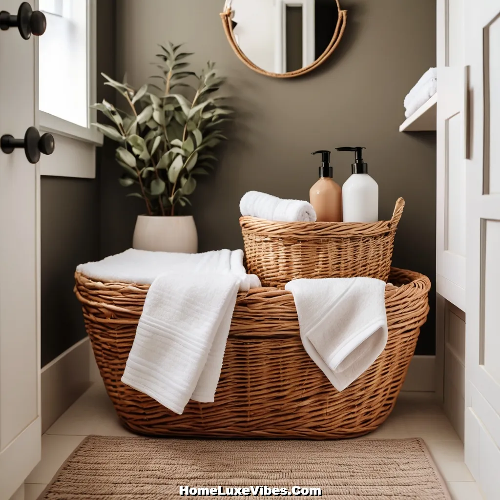 Floor Basket Storage for Bathroom result Floor Basket Storage for Bathroom