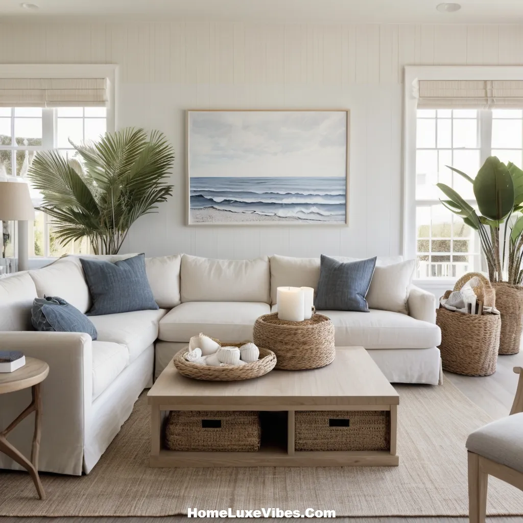 Minimalist Coastal Living Room with Airy Decor result Minimalist Coastal Living Room with Airy Decor