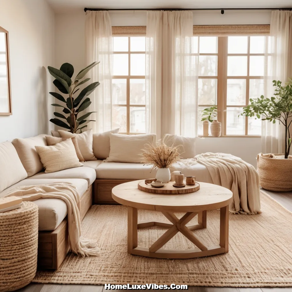 Modern Boho Living Room in Neutral Tones result Modern Boho Living Room in Neutral Tones