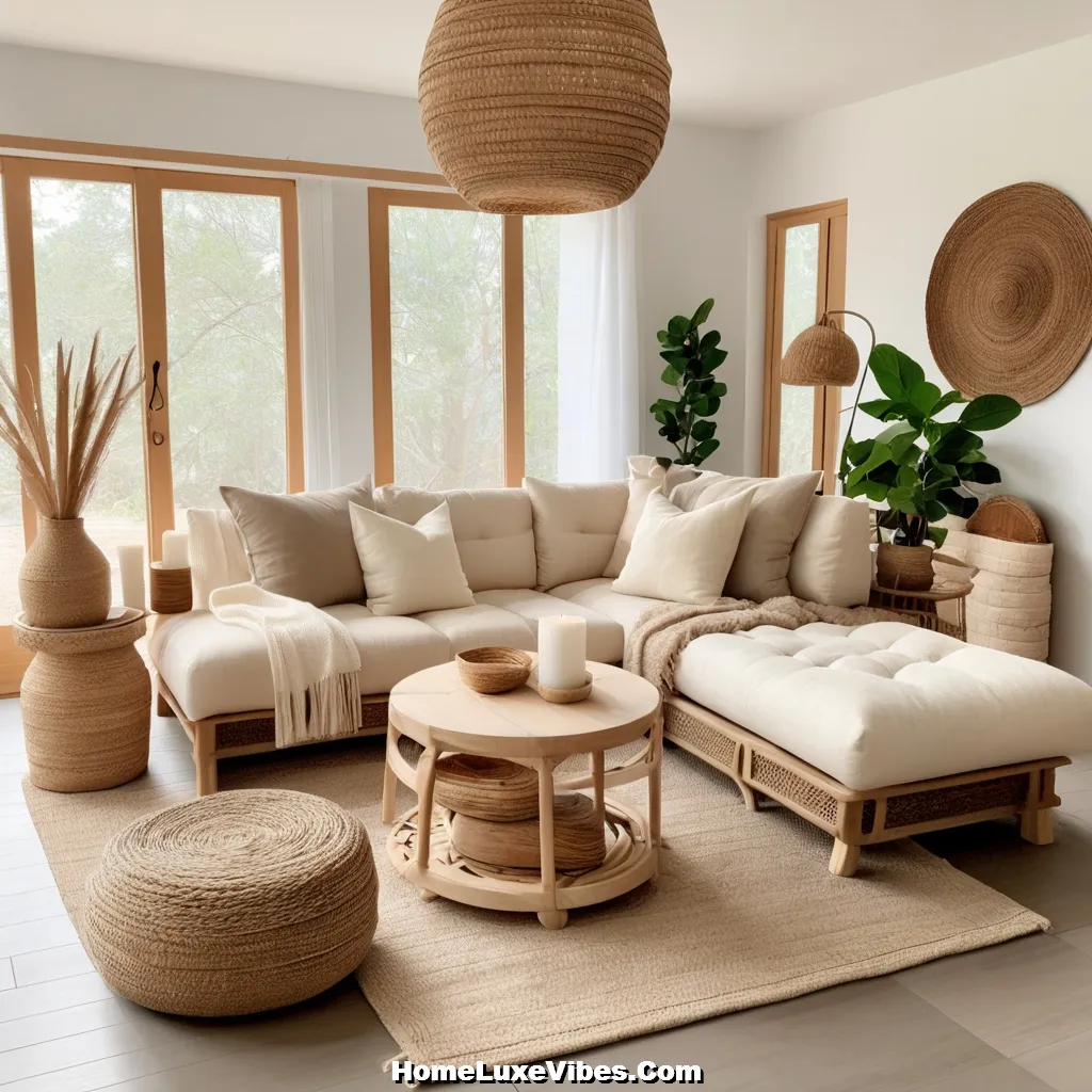 Monochromatic Boho Living Room Decor result Monochromatic Boho Living Room Decor