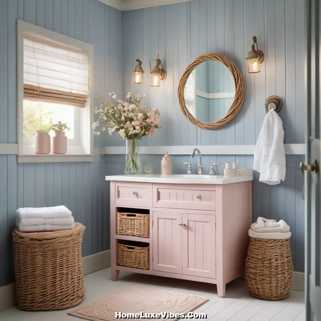 Pastel Shiplap Bathroom – Cozy Cottage Style result Pastel Shiplap Bathroom – Cozy Cottage Style