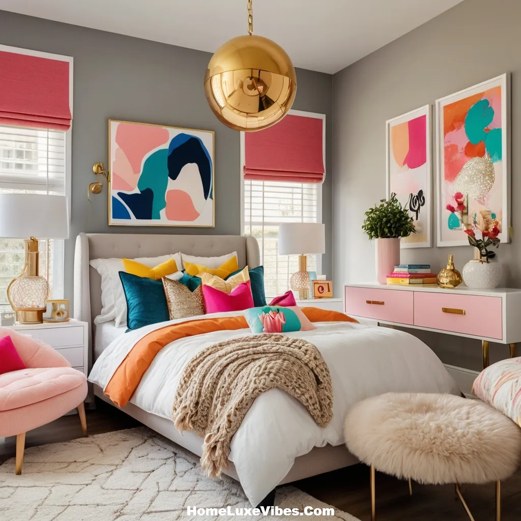 Stylish Teen Bedroom Balancing Playful and Sophisticated Design result Stylish Teen Bedroom Balancing Playful and Sophisticated Design