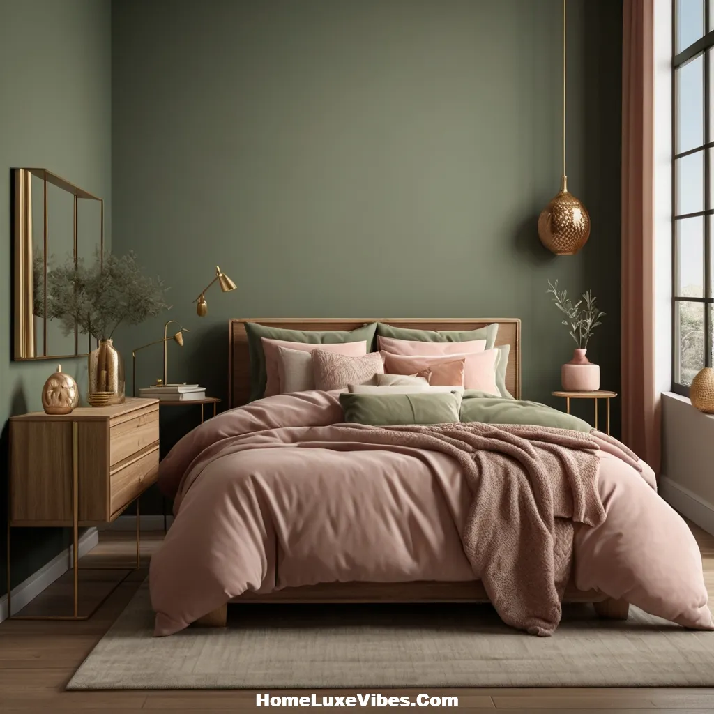Teen Girl Bedroom with Sage Green and Dusty Rose Palette result Teen Girl Bedroom with Sage Green and Dusty Rose Palette