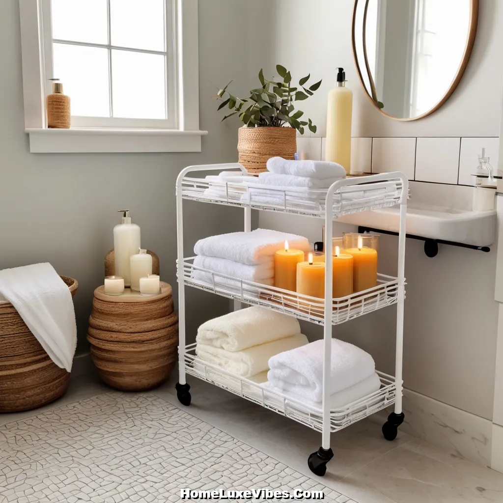 Tiered Cart Storage for Small Bathrooms result Tiered Cart Storage for Small Bathrooms