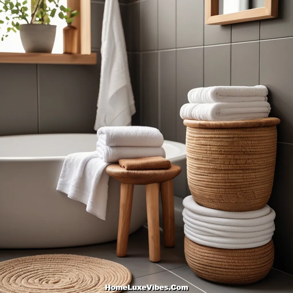 Towel Stacking Ideas for Small Bathroom result Towel Stacking Ideas for Small Bathroom