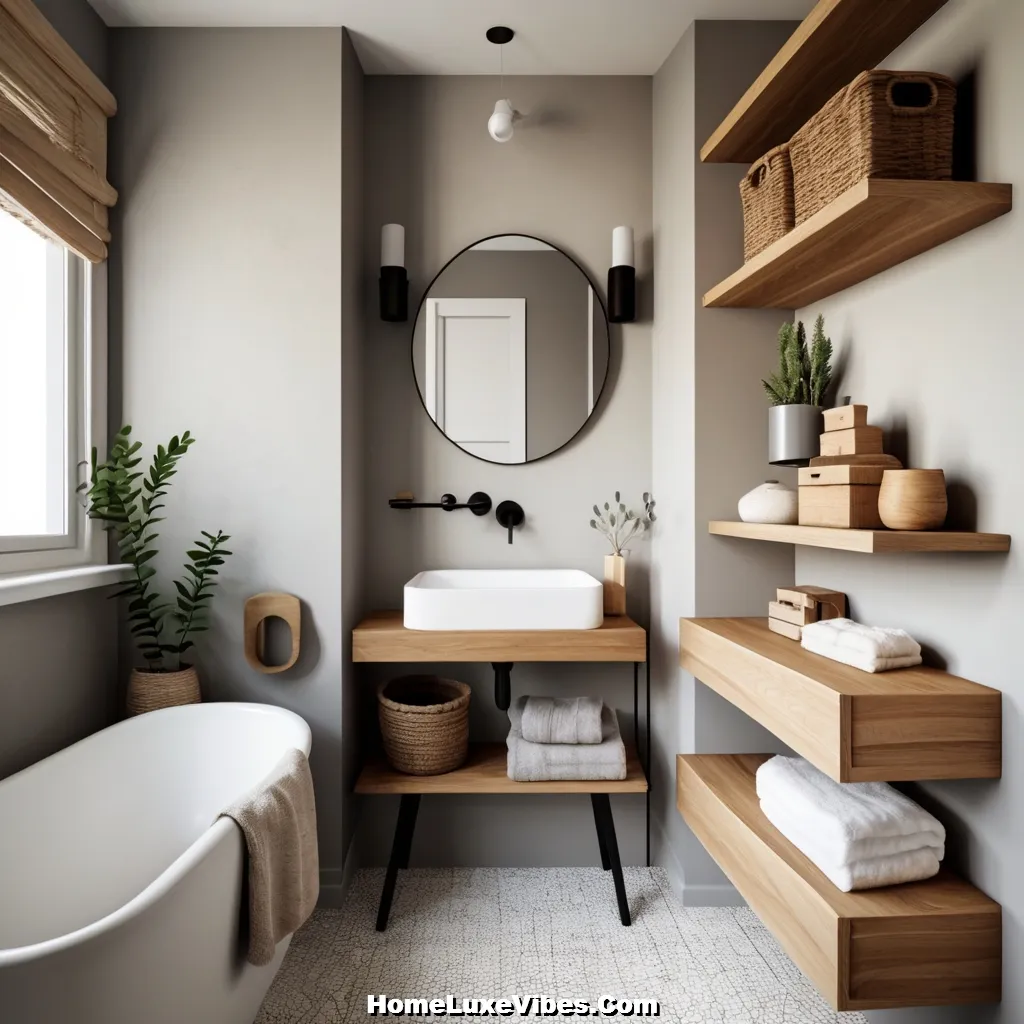 Warm Wood Bathroom Storage Accessories result Warm Wood Bathroom Storage Accessories