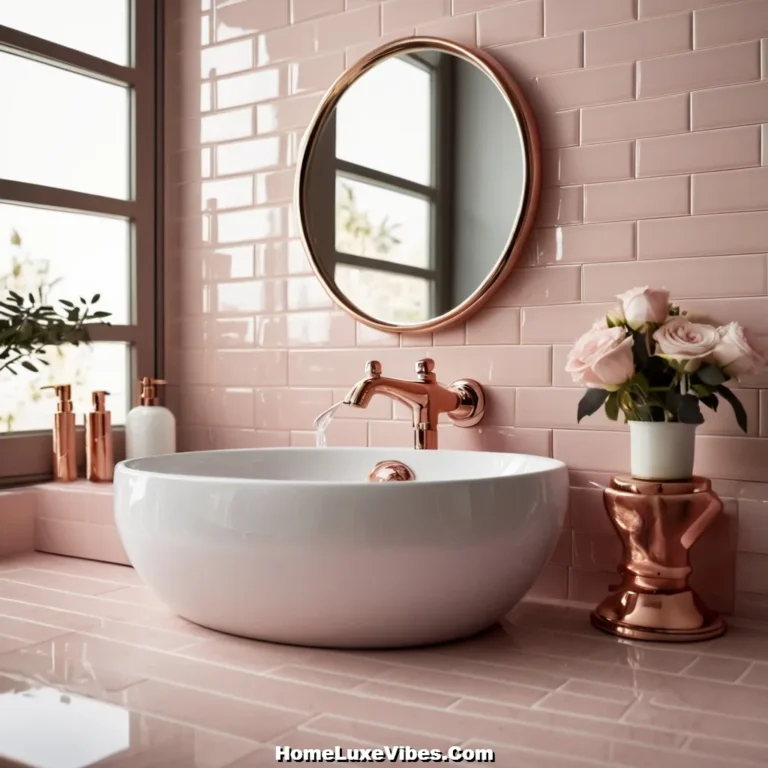 heritage hemsby rose gold basin mixer