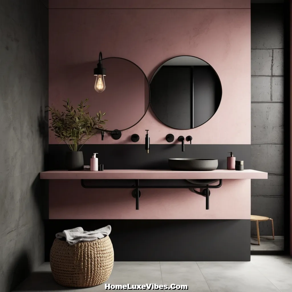 pink basin black vanity bathroom result pink basin black vanity bathroom