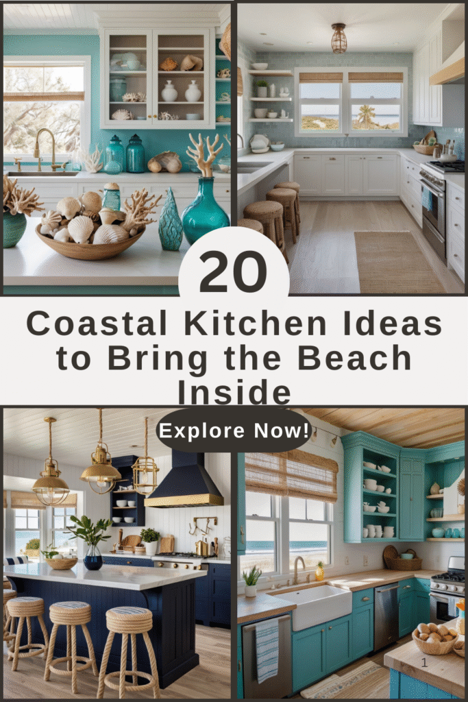 20 Coastal Kitchen Ideas to Bring the Beach Inside 20+ Coastal Kitchen Ideas to Bring the Beach Inside