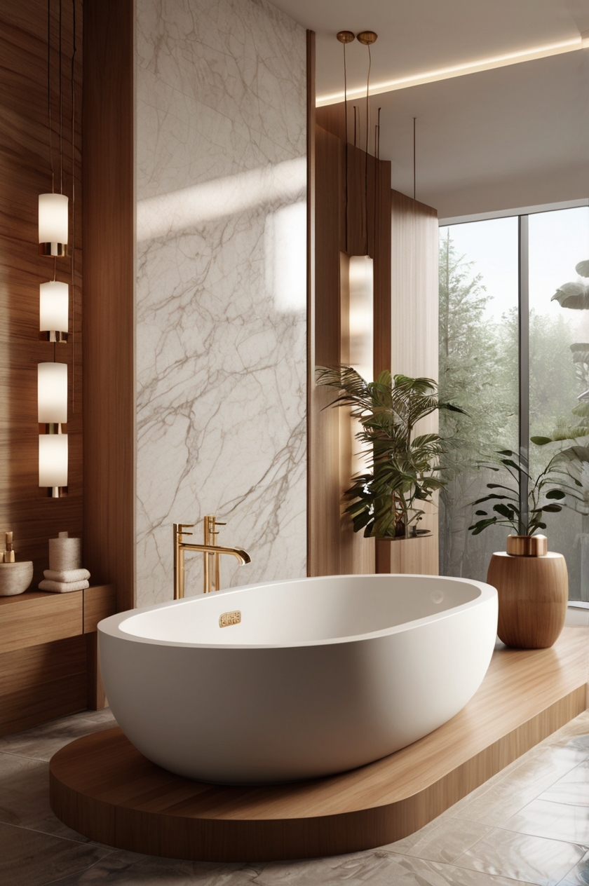 25+ Luxury Spa Bathroom Ideas That Blend Serenity & Style