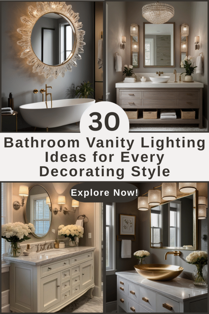 30+ Bathroom Vanity Lighting Ideas for Every Decorating Style