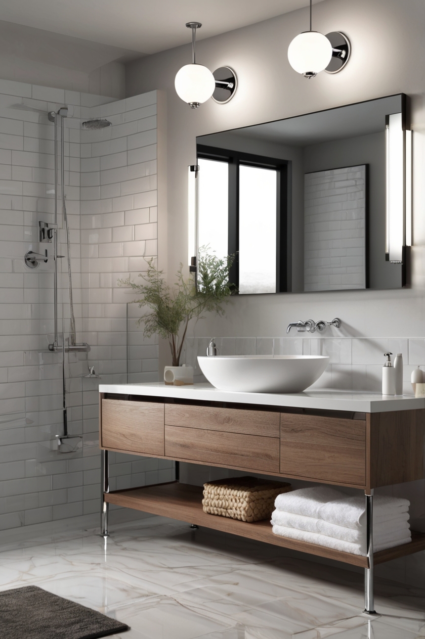 30+ Modern Bathroom Vanity Lighting Ideas You’ll Love