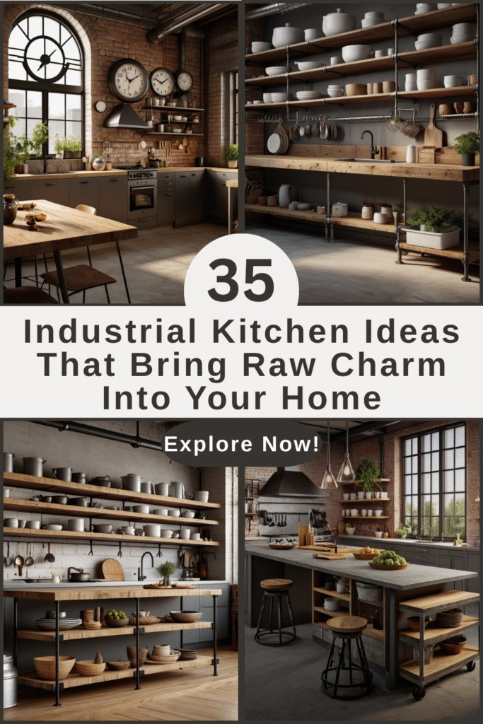 35 Industrial Kitchen Ideas That Bring Raw Charm Into Your Home 35+ Industrial Kitchen Ideas That Bring Raw Charm Into Your Home