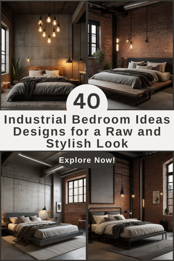 40 Industrial Bedroom Ideas Designs for a Raw and Stylish Look 40+ Industrial Bedroom Ideas Designs for a Raw and Stylish Look