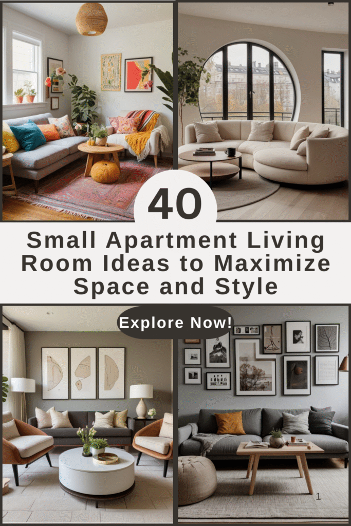 40+ Small Apartment Living Room Ideas to Maximize Space and Style