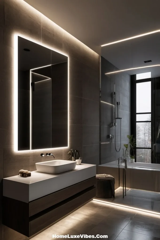 Backlit LED Bathroom Vanity Mirror
