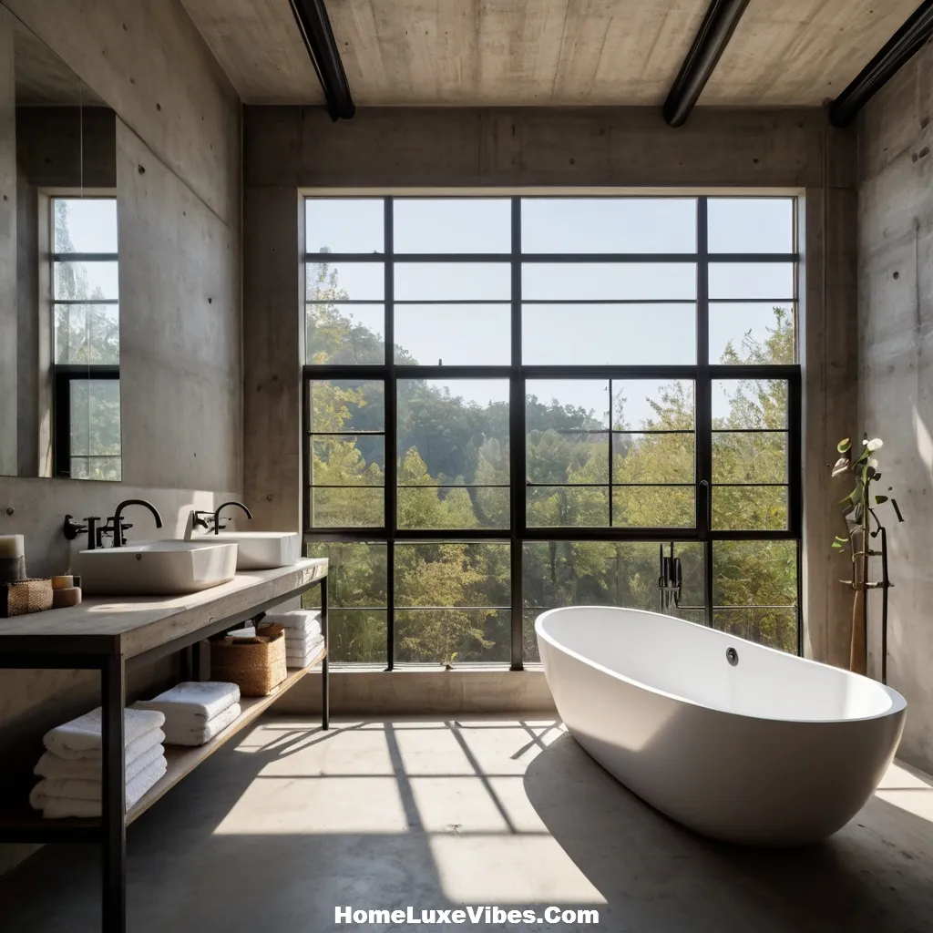 Bare Window Industrial Bathroom Look result Bare Window Industrial Bathroom Look