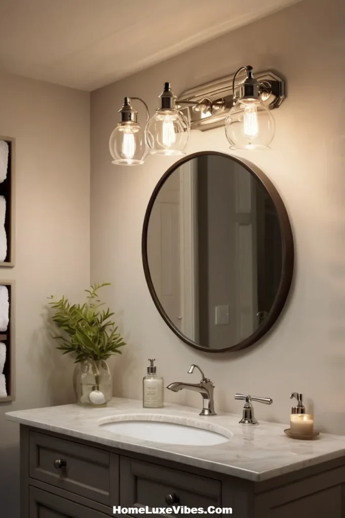 Ceiling-Mount Vanity Lighting Fixture

