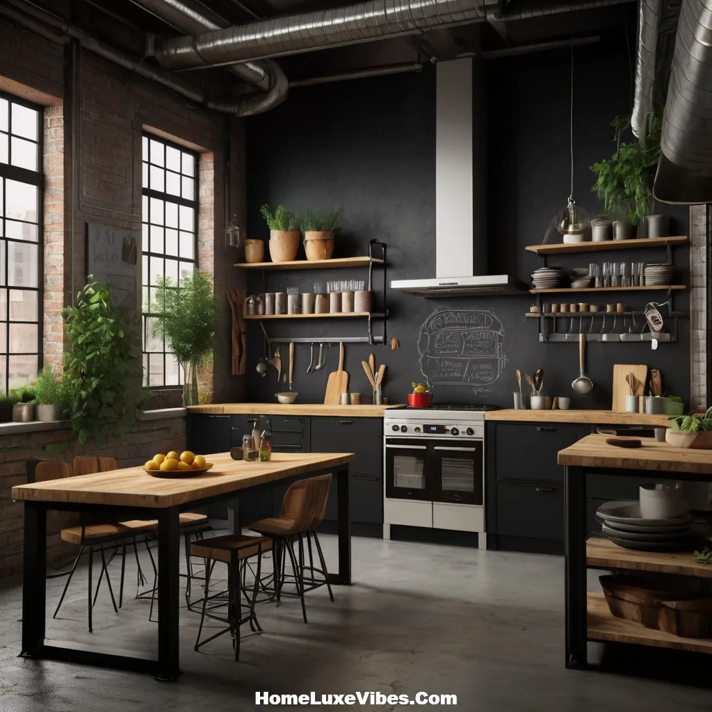 Chalkboard Walls for Creativity – Industrial Kitchen Design Inspiration result Chalkboard Walls for Creativity – Industrial Kitchen Design Inspiration