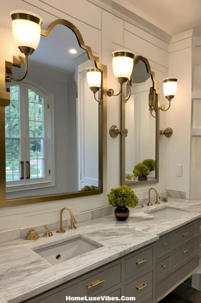 Classic Bathroom Vanity Lighting Style
