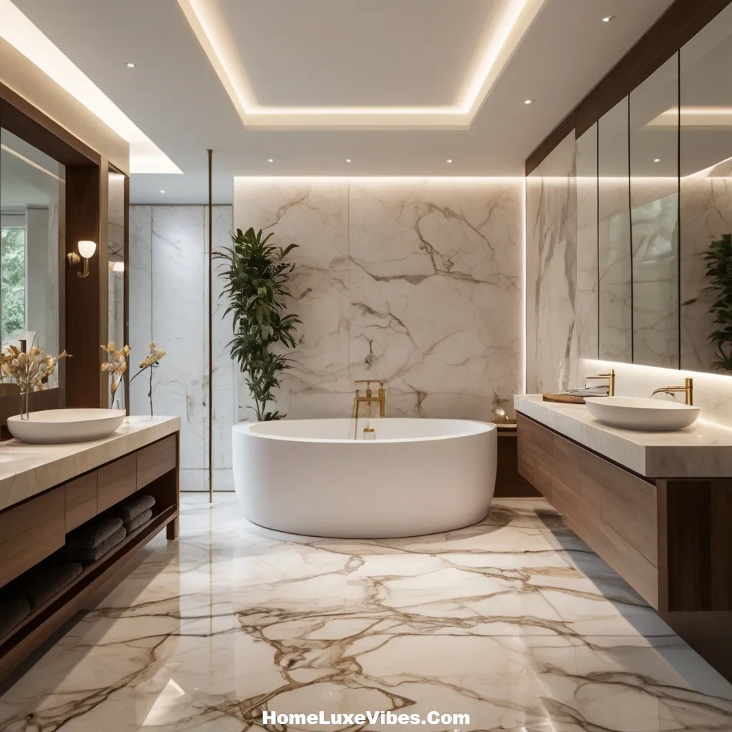 Color Matched Marble Luxury Spa Bathroom result Color-Matched Marble Luxury Spa Bathroom