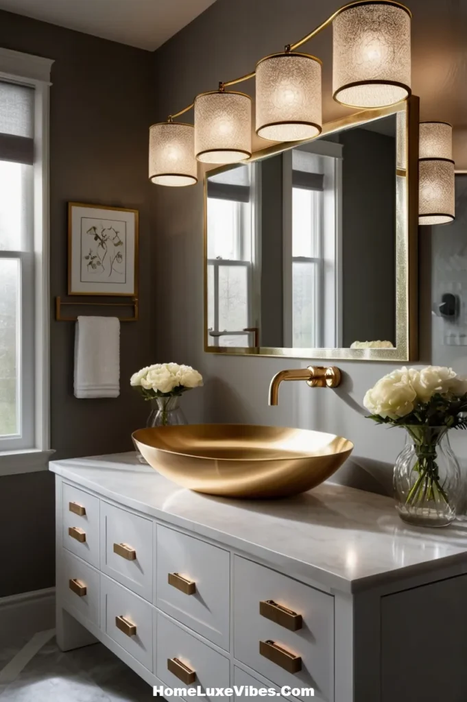 Decorative Lamp Shade Bathroom Vanity Lights
