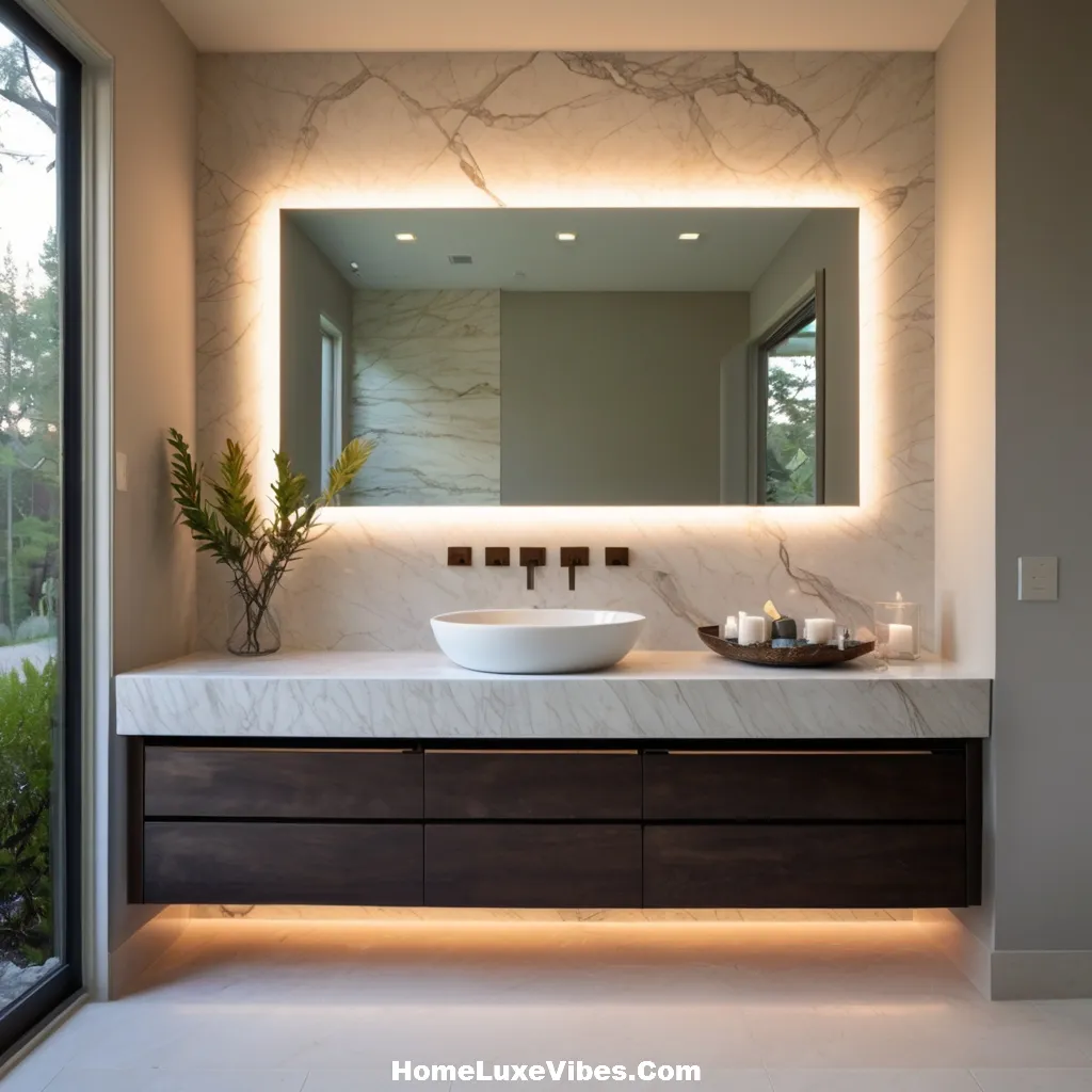 Floating Vanity Sink in Luxury Bathroom result Floating Vanity Sink in Luxury Bathroom