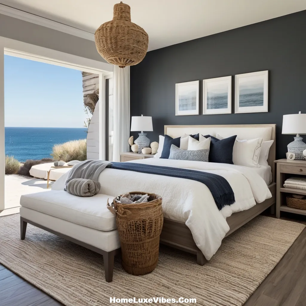 Incorporating Dark Colors in Coastal Bedroom Design result Incorporating Dark Colors in Coastal Bedroom Design