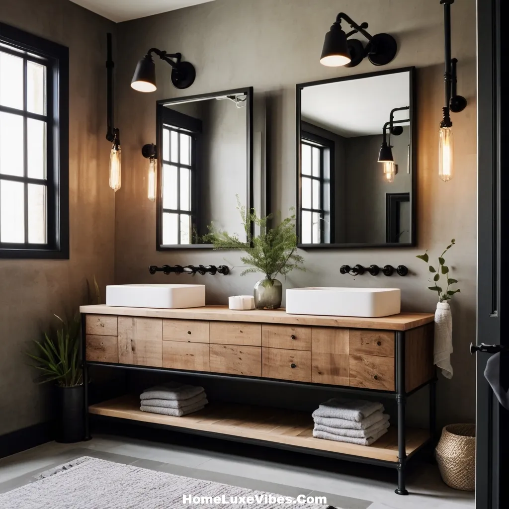 Industrial Chic Bathroom Design Idea result Industrial Chic Bathroom Design Idea