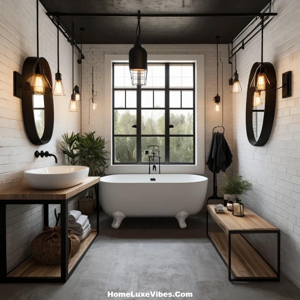 Industrial Lighting Fixtures in Bathroom Design result Industrial Lighting Fixtures in Bathroom Design