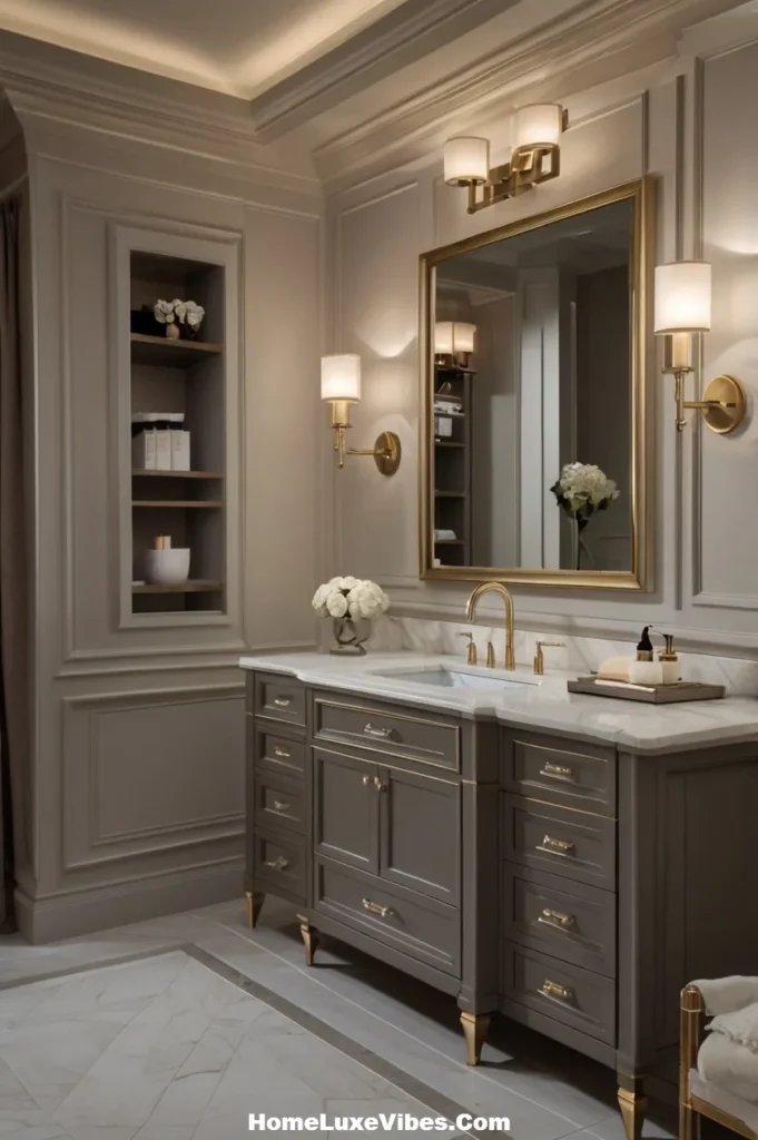 Layered Lighting for Bathroom Vanity
