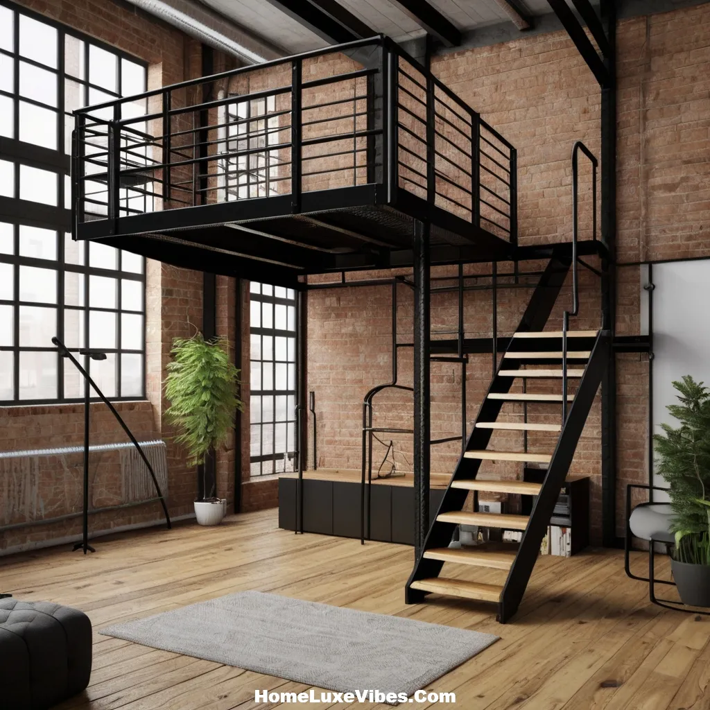 Loft Style Mezzanine Industrial Bedroom – Urban Loft Design Inspiration result Loft-Style Mezzanine Industrial Bedroom – Urban Loft Design Inspiration
