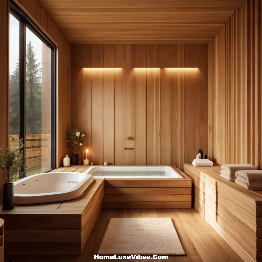 Luxury Bathroom with Sauna Inspired Look result Luxury Bathroom with Sauna-Inspired Look