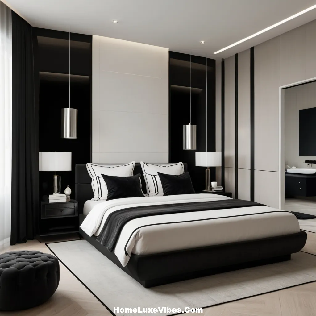 Luxury Bedroom with Cohesive Modern Color Palette result Luxury Bedroom with Cohesive Modern Color Palette