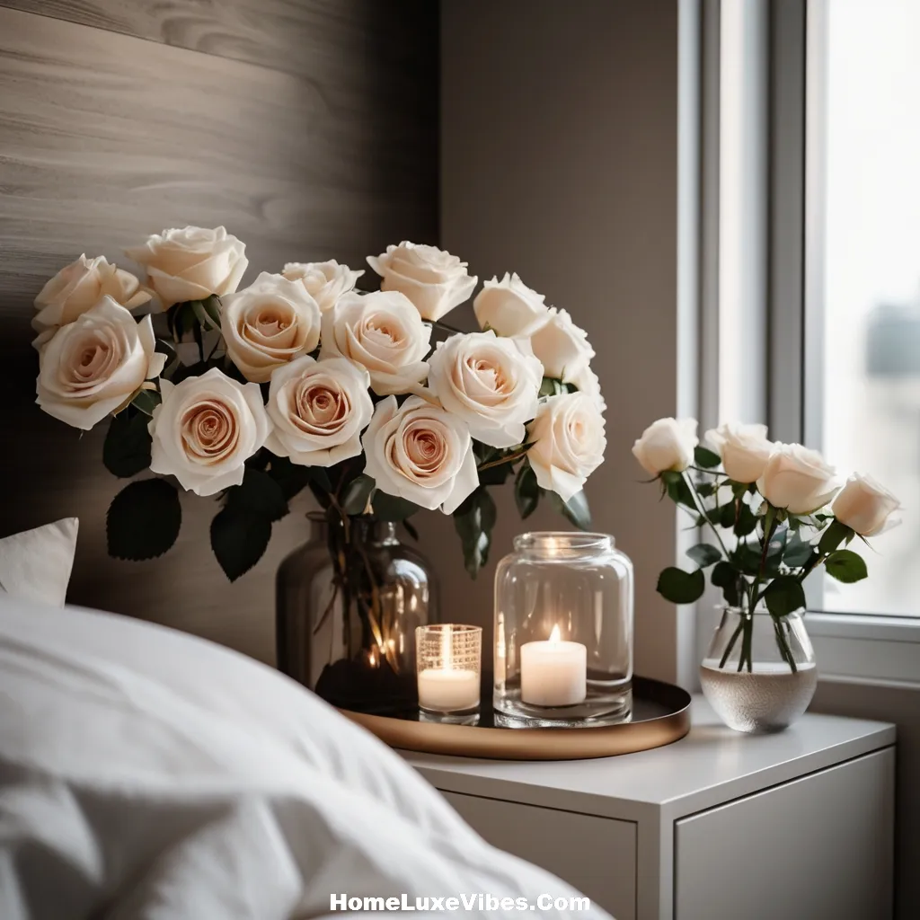 Luxury Bedroom with Fresh Flower Bouquet for Elegance result Luxury Bedroom with Fresh Flower Bouquet for Elegance