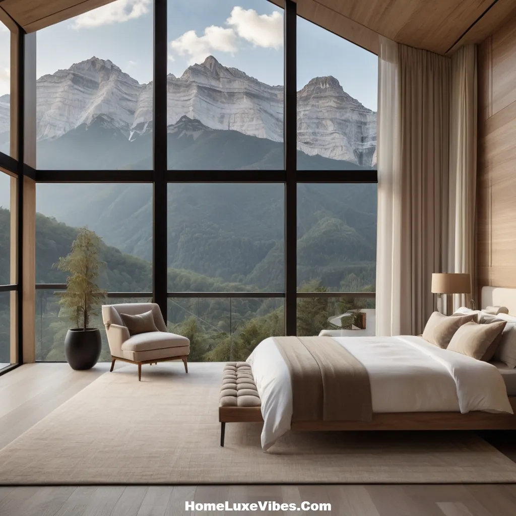 Luxury Bedroom with Panoramic Natural Views result Luxury Bedroom with Panoramic Natural Views