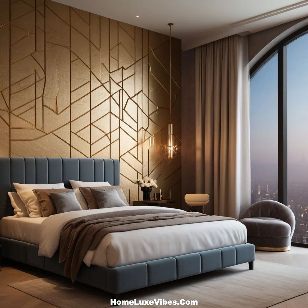 Luxury Bedroom with Statement Wall Design result Luxury Bedroom with Statement Wall Design