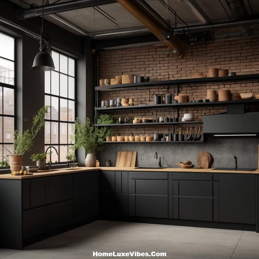 Matte Black Cabinets for a Bold Statement – Industrial Kitchen Design Inspiration result Matte Black Cabinets for a Bold Statement – Industrial Kitchen Design Inspiration