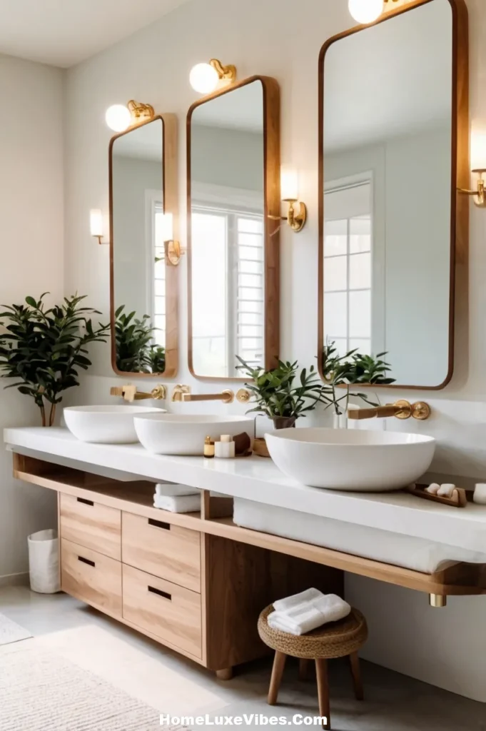 Mirror Reflected Light Vanity Design
