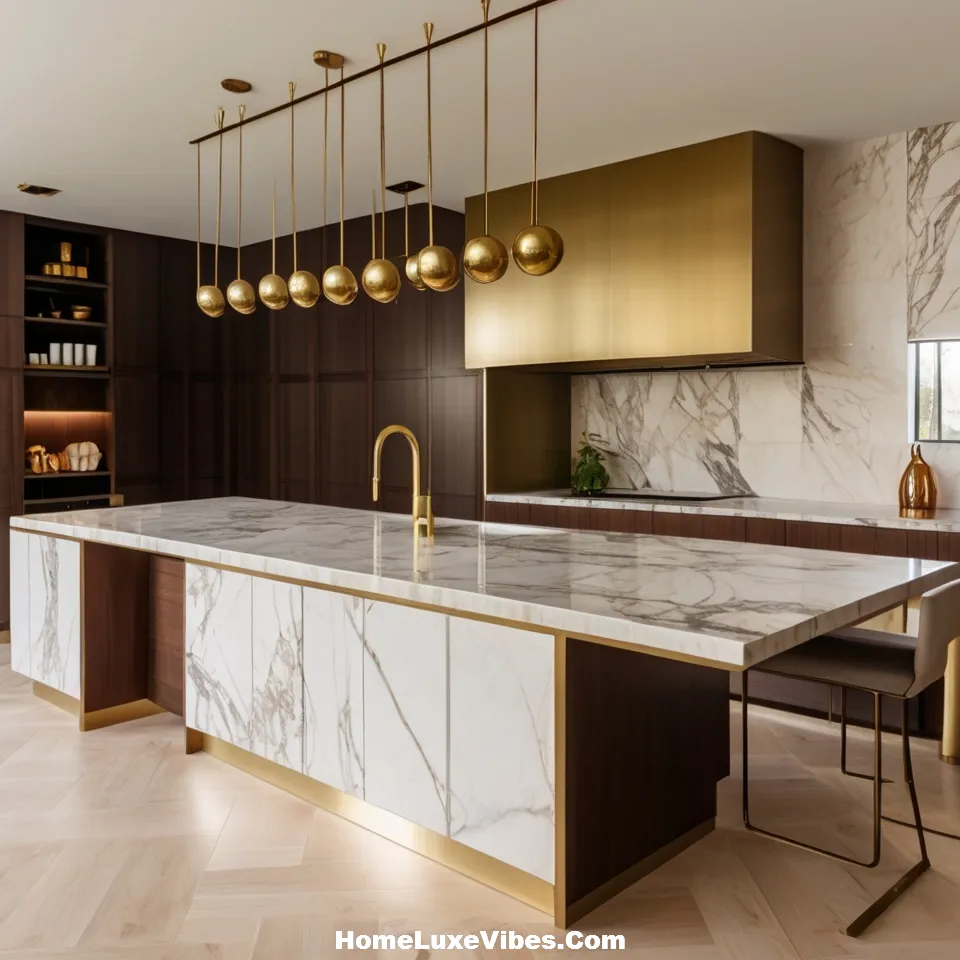 Mixed Materials Luxury Kitchen
