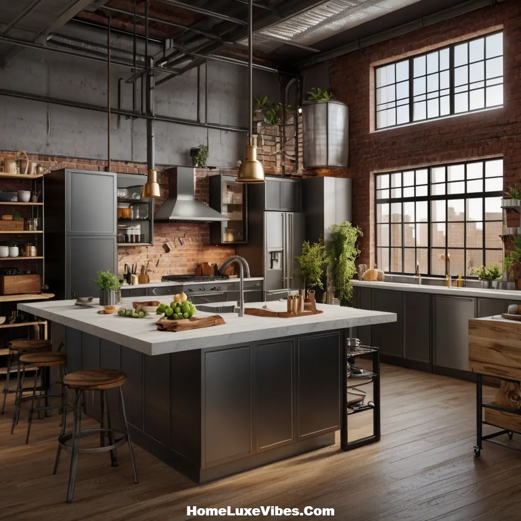 Mixed Metal Finishes for Depth – Industrial Kitchen Design Inspiration result Mixed Metal Finishes for Depth – Industrial Kitchen Design Inspiration